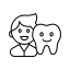 Dental clinic service icon