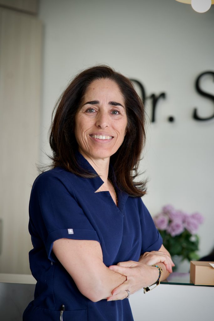 Dr. Sophie Polymeneas in the Maple Dental Centre office on Keele St